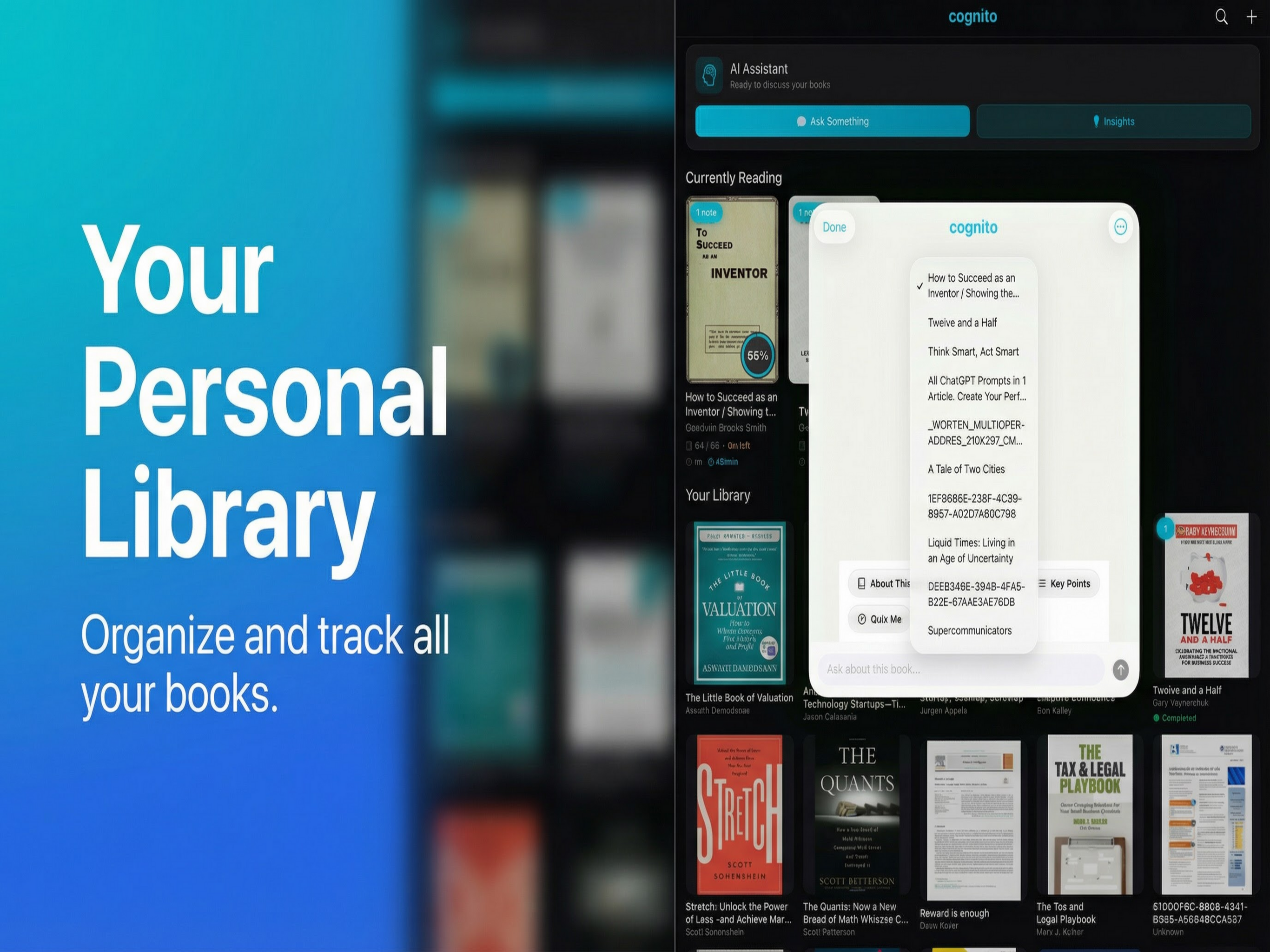 Cognito iPad Library